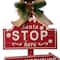 Glitzhome® 3.5ft. LED Christmas Yard Stake with Timer